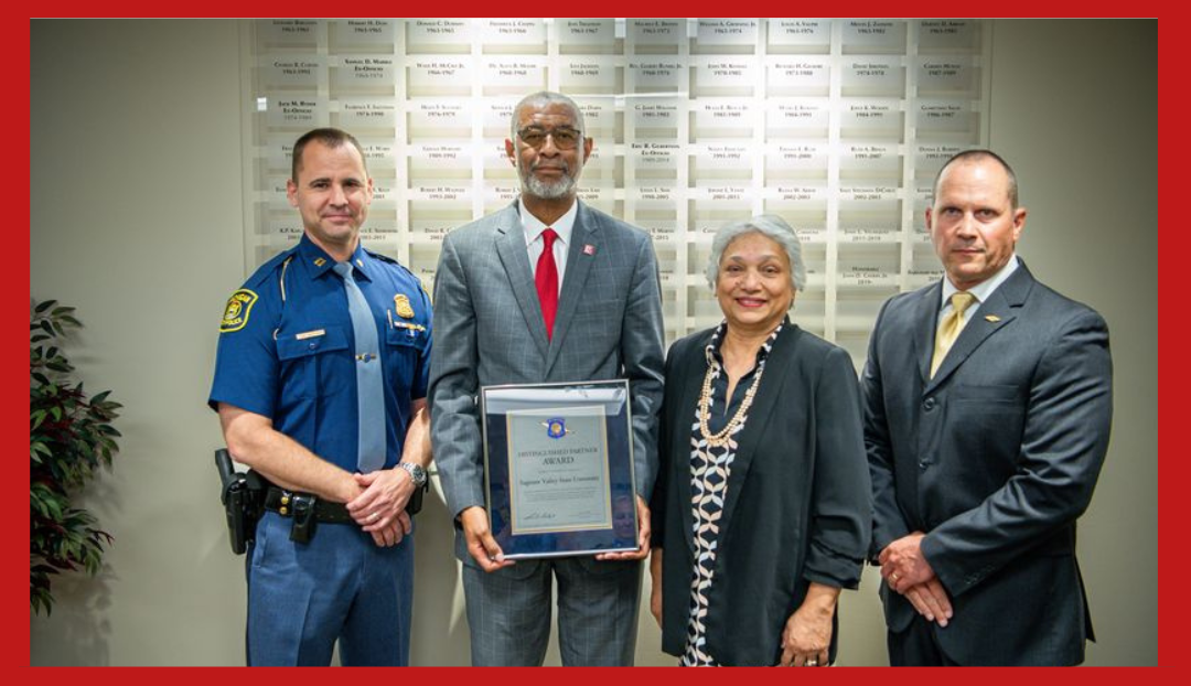 Dr. Grant and police officials